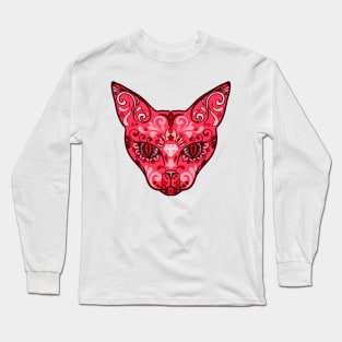Ruby Red Cat Long Sleeve T-Shirt